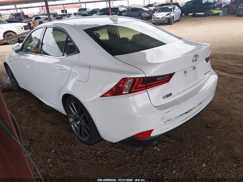 2015 Lexus Is VIN JTHBF1D29F5080174 IAAI salvage auction — NORMAL WEAR, Clear-Dealer Only (Arizona), sold $2,550 on 2026-07-28 (photo 3)