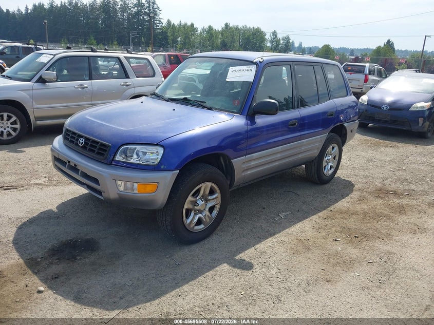 2000 Toyota Rav4 VIN JT3GP10V5Y0044202 IAAI salvage auction — REAR END, Bill Of Sale (Washington), sold $900 on 2026-08-01 (photo 2)