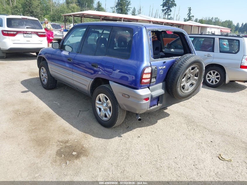 2000 Toyota Rav4 VIN JT3GP10V5Y0044202 IAAI salvage auction — REAR END, Bill Of Sale (Washington), sold $900 on 2026-08-01 (photo 3)