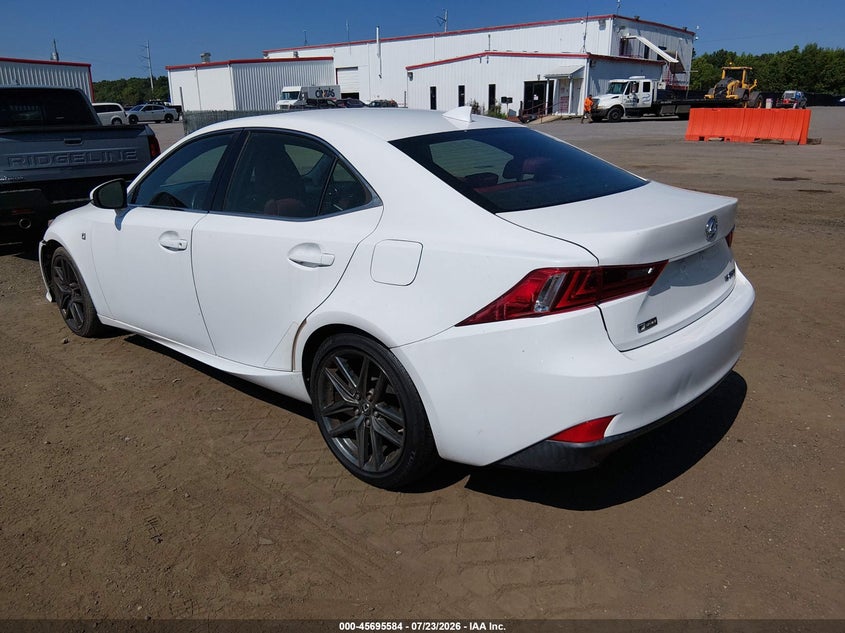 2015 Lexus Is VIN JTHBF1D26F5076633 IAAI salvage auction — NORMAL WEAR, Clear (Virginia), sold $2,050 on 2026-07-29 (photo 3)