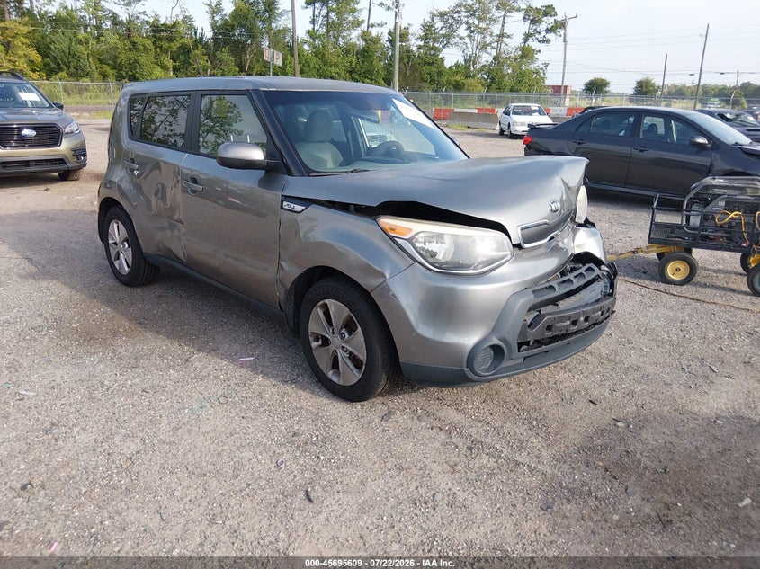 2015 Kia Soul VIN KNDJN2A23F7181063 IAAI salvage auction — NORMAL WEAR, Clear (Florida), sold $50 on 2026-07-28 (photo 1)