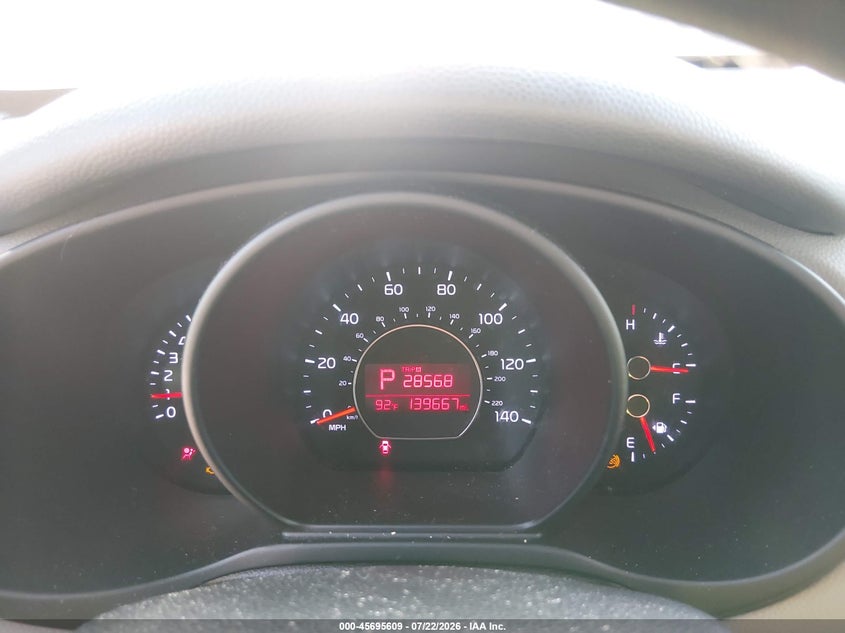 2015 Kia Soul VIN KNDJN2A23F7181063 IAAI salvage auction — NORMAL WEAR, Clear (Florida), sold $50 on 2026-07-28 (photo 7)