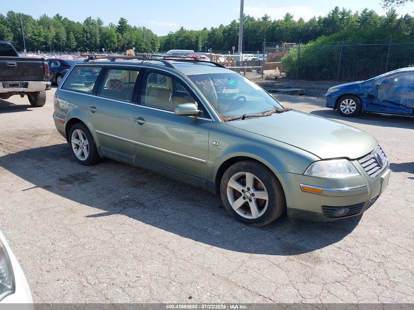 2004 Volkswagen Passat VIN WVWYH63B74E066629 IAAI salvage auction — NORMAL WEAR, Original (Maine), sold $25 on 2026-07-27 (photo 1)