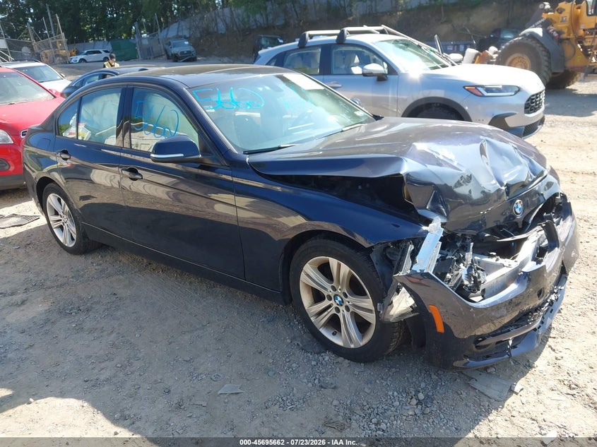 2016 BMW 3er VIN WBA8E3G56GNT75439 IAAI salvage auction — FRONT END, Wait Title, sold $125 on 2026-08-11 (photo 1)