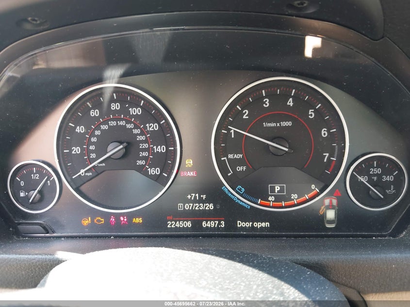 2016 BMW 3er VIN WBA8E3G56GNT75439 IAAI salvage auction — FRONT END, Wait Title, sold $125 on 2026-08-11 (photo 7)