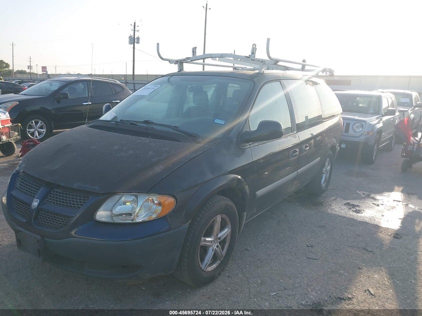 2007 Dodge Grand caravan VIN 1D4GP24R57B104130 IAAI salvage auction — RIGHT SIDE, Original (Texas), sold $1,000 on 2026-08-01 (photo 2)