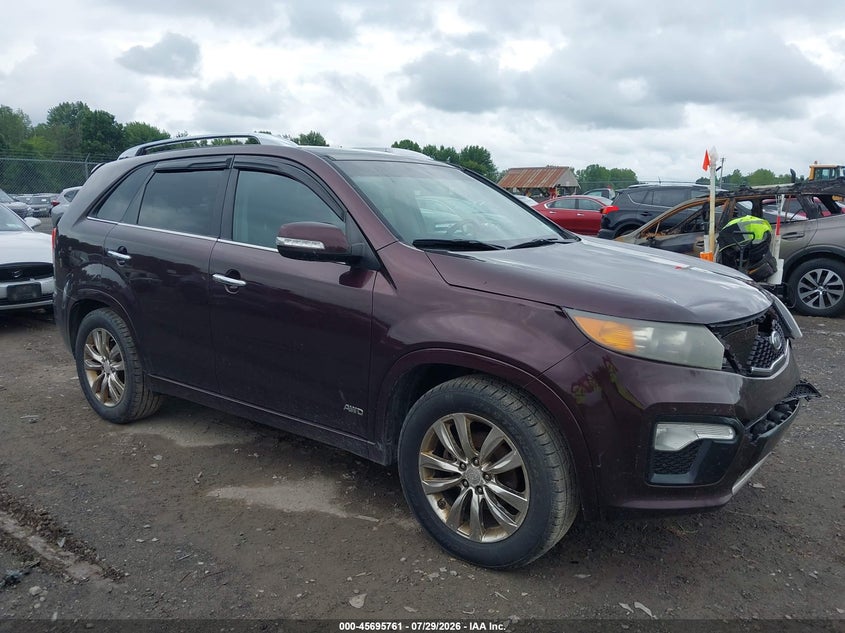 2012 Kia Sorento VIN 5XYKWDA27CG189260 IAAI salvage auction — FRONT END, Mv-907A (New York), sold $625 on 2026-08-02 (photo 1)