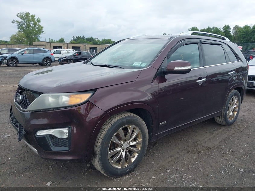 2012 Kia Sorento VIN 5XYKWDA27CG189260 IAAI salvage auction — FRONT END, Mv-907A (New York), sold $625 on 2026-08-02 (photo 2)