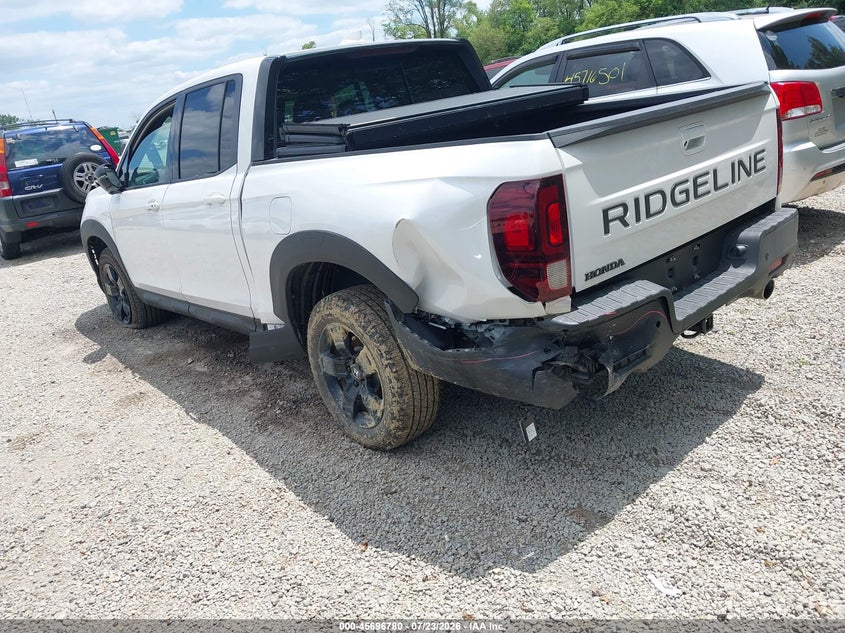 2026 Honda Ridgeline VIN 5FPYK3F88TB014513 IAAI salvage auction — LEFT REAR, Wait Title, sold $16,800 on 2026-08-18 (photo 3)