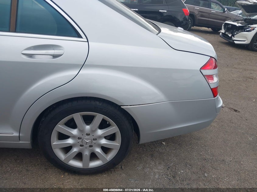 2007 Mercedes-benz S class VIN WDDNG71X47A036290 IAAI salvage auction — LEFT REAR, Clear (New Jersey), sold $800 on 2026-07-31 (photo 6)