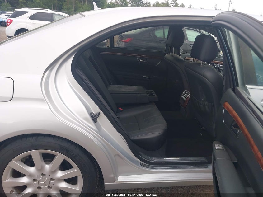 2007 Mercedes-benz S class VIN WDDNG71X47A036290 IAAI salvage auction — LEFT REAR, Clear (New Jersey), sold $800 on 2026-07-31 (photo 8)