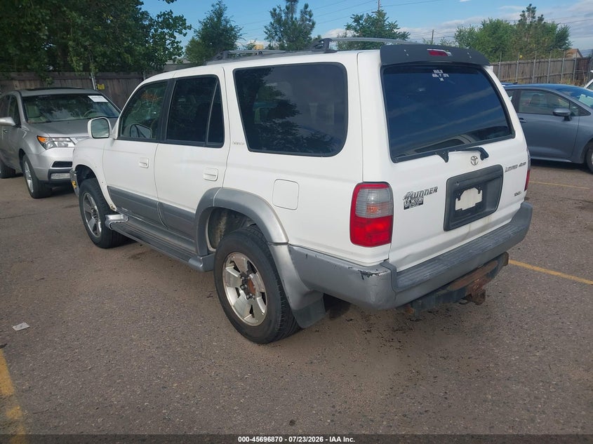 1999 Toyota 4runner VIN JT3HN87R0X9030925 IAAI salvage auction — NORMAL WEAR, Clear (Colorado), sold $1,400 on 2026-07-28 (photo 3)