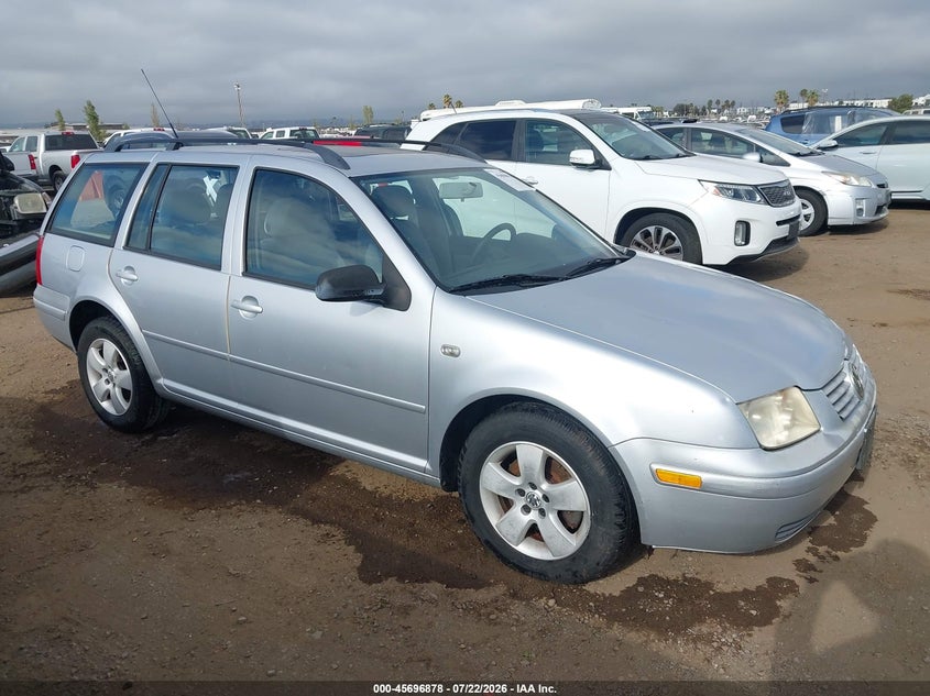 2004 Volkswagen Jetta VIN WVWSL61J84W024110 IAAI salvage auction — REAR END, Salvage (California), sold $300 on 2026-08-03 (photo 1)
