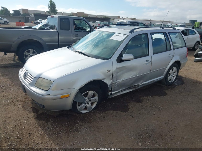 2004 Volkswagen Jetta VIN WVWSL61J84W024110 IAAI salvage auction — REAR END, Salvage (California), sold $300 on 2026-08-03 (photo 2)