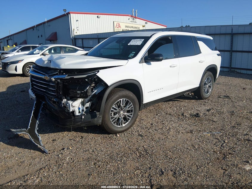 2026 Chevrolet Traverse VIN 1GNEVGKS5TJ356304 IAAI salvage auction — FRONT END, Enterprise Vehicles Clear Only (Louisiana), sold $11,900 on 2026-07-29 (photo 2)