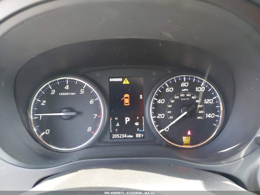 2016 Mitsubishi Outlander VIN JA4AZ3A32GZ060625 IAAI salvage auction — NORMAL WEAR, Clear (Pennsylvania), sold $1,600 on 2026-07-31 (photo 7)