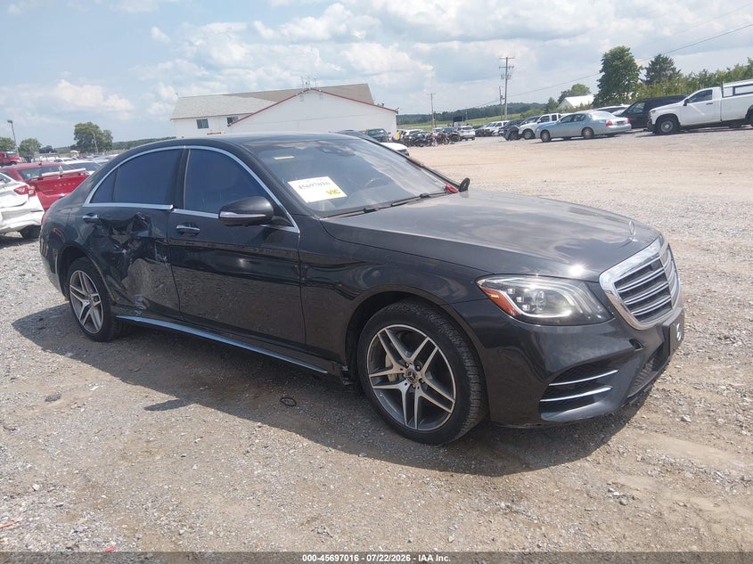 2018 Mercedes-benz S-klasse VIN WDDUG8GB1JA346420 IAAI salvage auction — SIDE, Salvage Title, sold $14,200 on 2026-08-15 (photo 1)