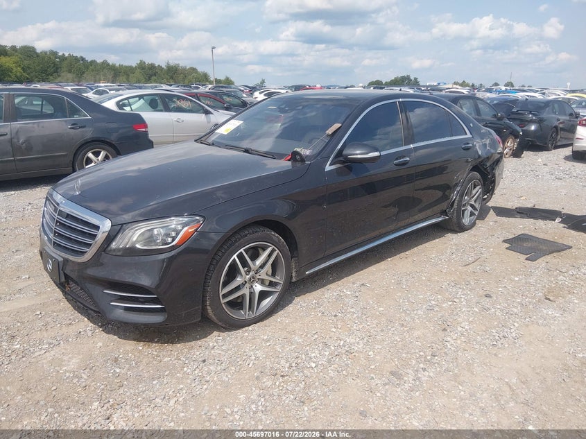 2018 Mercedes-benz S-klasse VIN WDDUG8GB1JA346420 IAAI salvage auction — SIDE, Salvage Title, sold $14,200 on 2026-08-15 (photo 2)