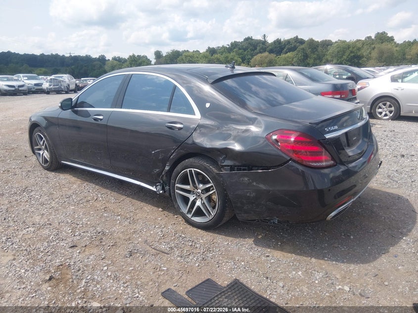 2018 Mercedes-benz S-klasse VIN WDDUG8GB1JA346420 IAAI salvage auction — SIDE, Salvage Title, sold $14,200 on 2026-08-15 (photo 3)