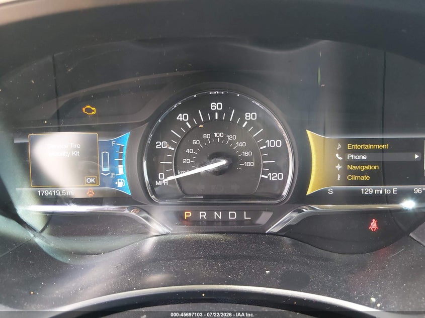 2016 Lincoln MKZ VIN 3LN6L2LU2GR626084 IAAI salvage auction — UNKNOWN, Wait Title, sold $850 on 2026-09-29 (photo 7)