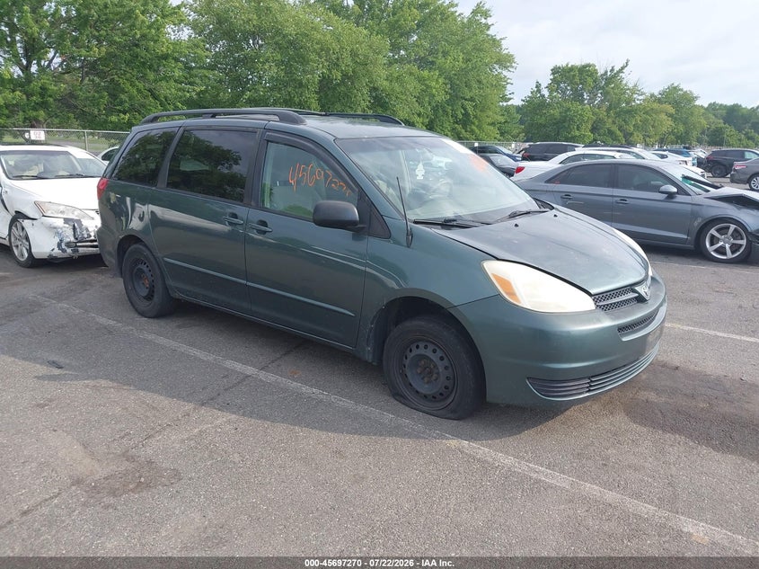 2004 Toyota Sienna VIN 5TDZA23C14S011498 IAAI salvage auction — NORMAL WEAR, Clear (New Jersey), sold $600 on 2026-07-30 (photo 1)