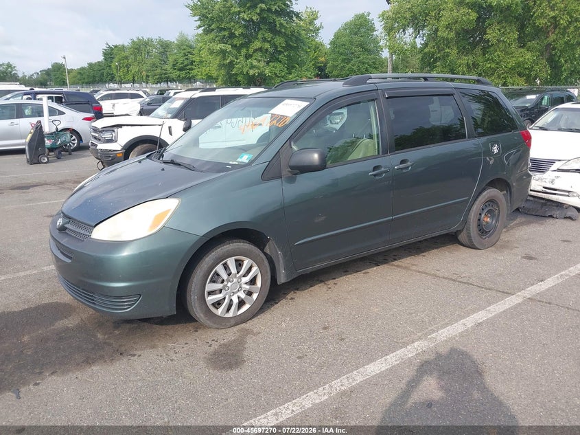 2004 Toyota Sienna VIN 5TDZA23C14S011498 IAAI salvage auction — NORMAL WEAR, Clear (New Jersey), sold $600 on 2026-07-30 (photo 2)