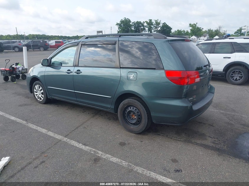 2004 Toyota Sienna VIN 5TDZA23C14S011498 IAAI salvage auction — NORMAL WEAR, Clear (New Jersey), sold $600 on 2026-07-30 (photo 3)
