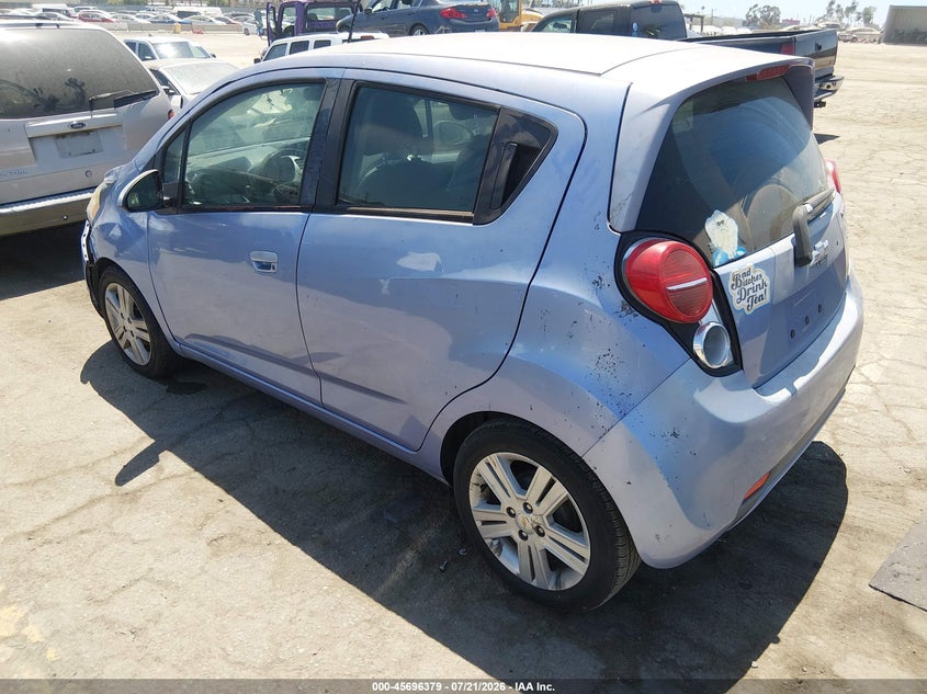 2015 Chevrolet Spark VIN KL8CB6S98FC748209 IAAI salvage auction — UNKNOWN, Clear (New Jersey), sold $1,125 on 2026-08-01 (photo 3)