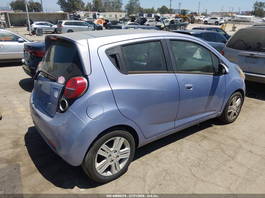 2015 Chevrolet Spark VIN KL8CB6S98FC748209 IAAI salvage auction — UNKNOWN, Clear (New Jersey), sold $1,125 on 2026-08-01 (photo 4)