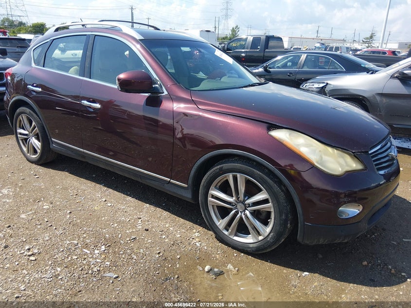2011 Infiniti Ex35 VIN JN1AJ0HR0BM851377 IAAI salvage auction — NORMAL WEAR, Original (Ohio), sold $25 on 2026-07-30 (photo 1)