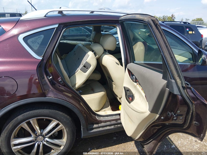 2011 Infiniti Ex35 VIN JN1AJ0HR0BM851377 IAAI salvage auction — NORMAL WEAR, Original (Ohio), sold $25 on 2026-07-30 (photo 8)