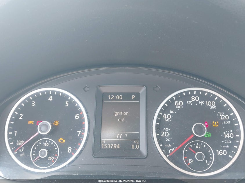2014 Volkswagen Tiguan VIN WVGBV3AX4EW562121 IAAI salvage auction — NORMAL WEAR, Wait Title, sold $425 on 2026-08-07 (photo 7)