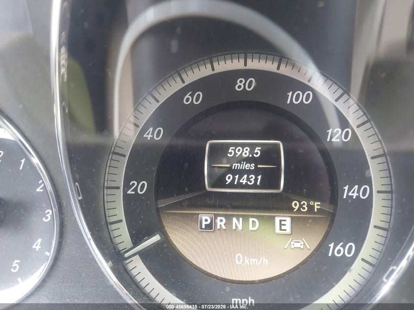 2012 Mercedes-benz E-klasse VIN WDDKJ5KB1CF132189 IAAI salvage auction — FRONT END, Salvage (Florida), sold $1,100 on 2026-08-03 (photo 7)