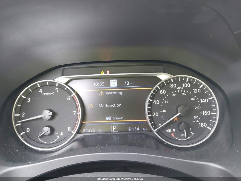 2024 Nissan Altima VIN 1N4AL4CV8RN417074 IAAI salvage auction — FRONT END, Salvage Title, sold $8,500 on 2026-09-01 (photo 7)