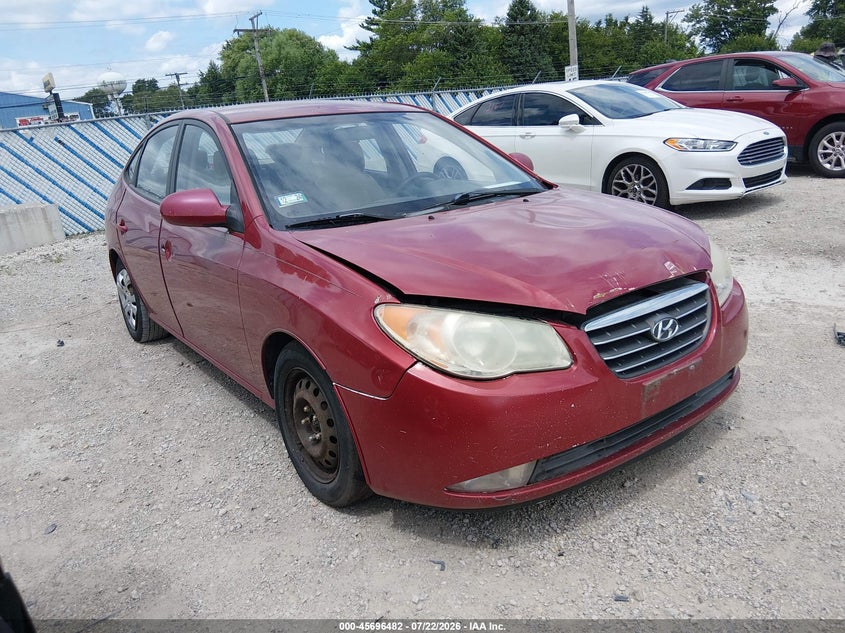 2010 Hyundai Elantra VIN KMHDU4AD0AU866754 IAAI salvage auction — NORMAL WEAR, Clear (Illinois), sold $25 on 2026-07-28 (photo 1)