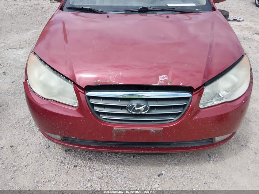 2010 Hyundai Elantra VIN KMHDU4AD0AU866754 IAAI salvage auction — NORMAL WEAR, Clear (Illinois), sold $25 on 2026-07-28 (photo 6)