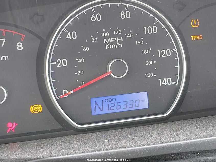 2010 Hyundai Elantra VIN KMHDU4AD0AU866754 IAAI salvage auction — NORMAL WEAR, Clear (Illinois), sold $25 on 2026-07-28 (photo 7)