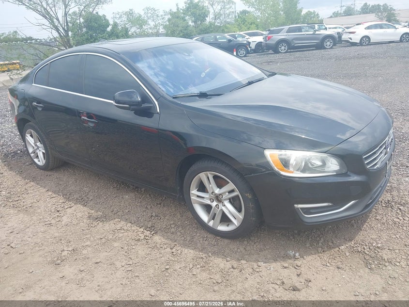 2015 Volvo S60 VIN YV126MFK1F1343257 IAAI salvage auction — NORMAL WEAR, Clear (New Jersey), sold $425 on 2026-08-04 (photo 1)