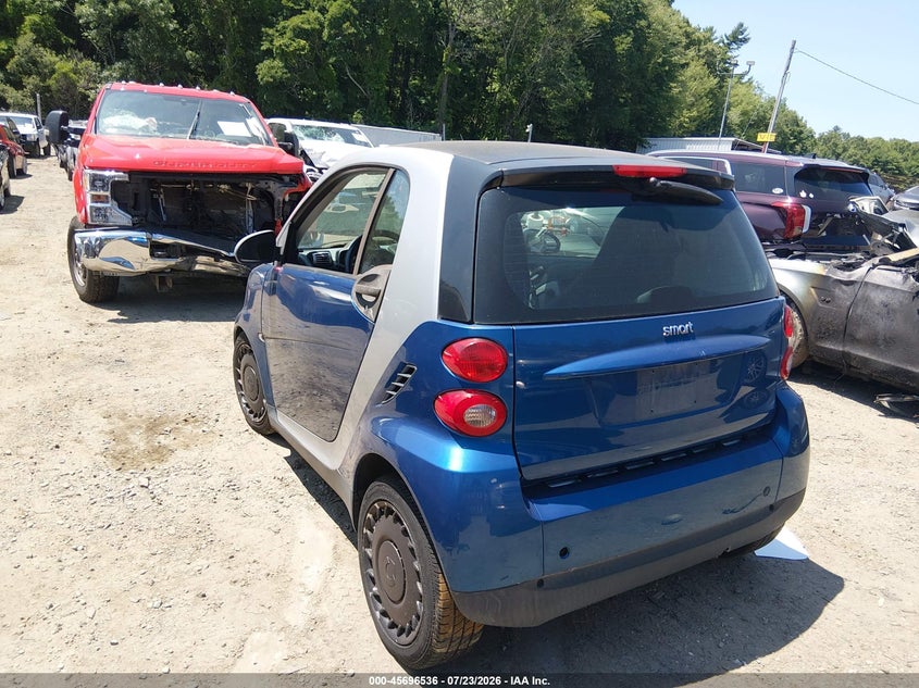 2008 Smart Fortwo VIN WMEEJ31X78K135736 IAAI salvage auction — NORMAL WEAR, Clear (Massachusetts), sold $1,100 on 2026-08-04 (photo 3)
