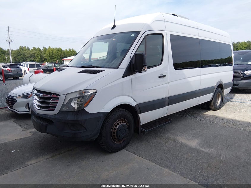 2017 Freightliner Sprinter VIN WDPPF4CC1HP575066 IAAI salvage auction — NORMAL WEAR, SF97 (North Carolina), sold $23,900 on 2026-08-10 (photo 2)