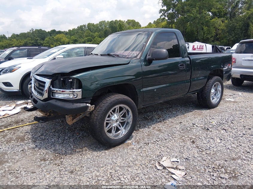 2005 Gmc Sierra 1500 VIN 1GTEK14T15Z273283 IAAI salvage auction — FRONT END, Salvage (Tennessee), sold $700 on 2026-07-30 (photo 2)