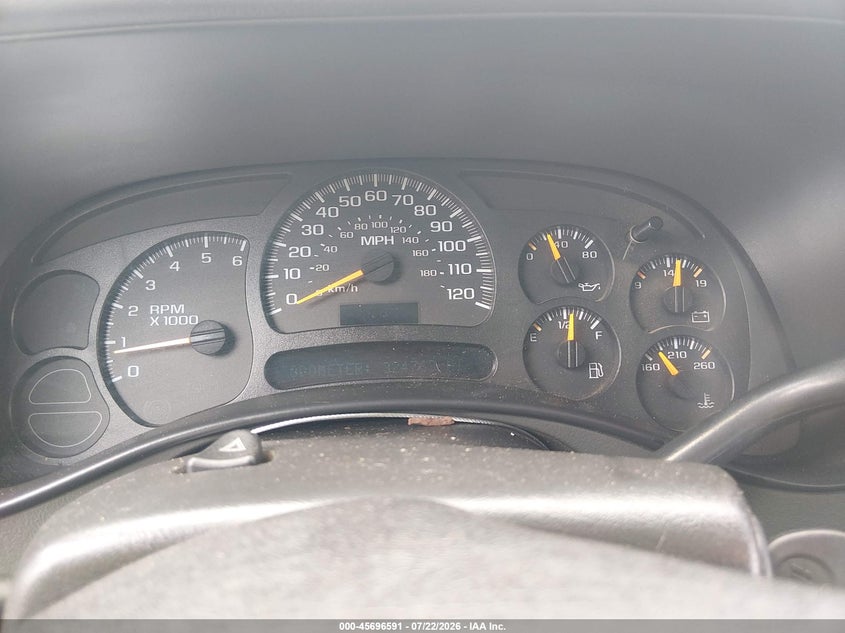 2005 Gmc Sierra 1500 VIN 1GTEK14T15Z273283 IAAI salvage auction — FRONT END, Salvage (Tennessee), sold $700 on 2026-07-30 (photo 7)