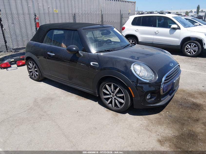 2017 Mini Convertible VIN WMWWG5C51H3C20218 IAAI salvage auction — SIDE, Salvage (California), sold $1,500 on 2026-08-03 (photo 1)