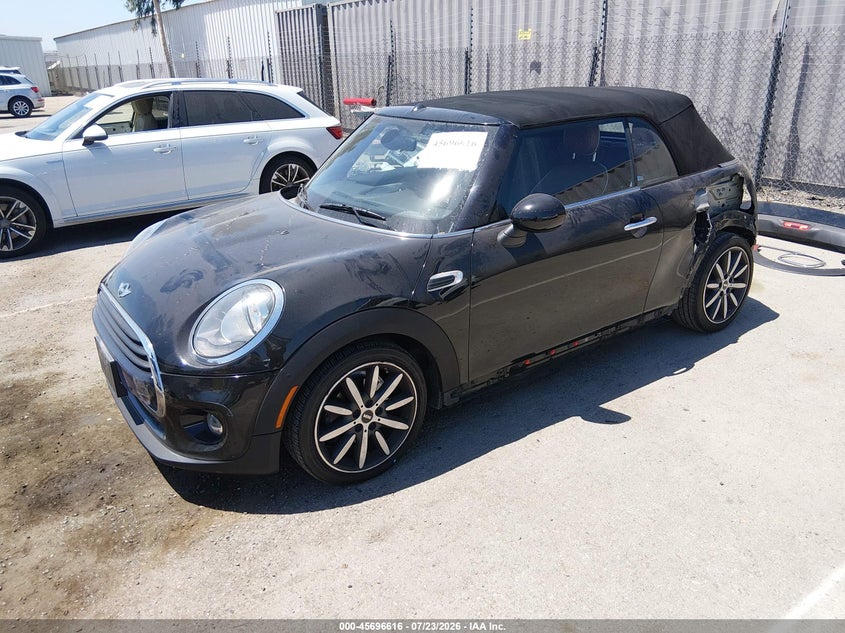 2017 Mini Convertible VIN WMWWG5C51H3C20218 IAAI salvage auction — SIDE, Salvage (California), sold $1,500 on 2026-08-03 (photo 2)