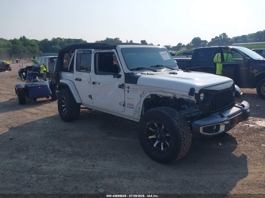 2019 Jeep Wrangler / VIN 1C4HJXEN3KW576517 — IAAI salvage auction photo