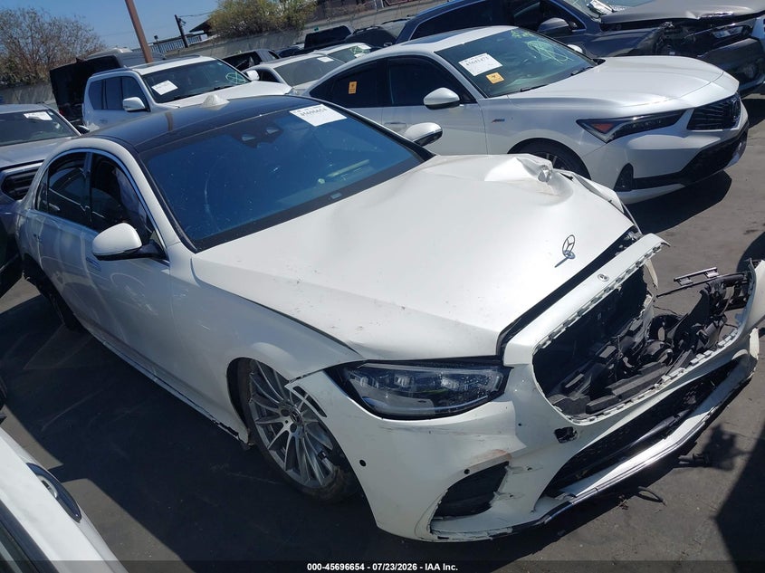 2023 Mercedes-Benz S-Class VIN W1K6G6KB9PA194920 — IAAI salvage auction photo