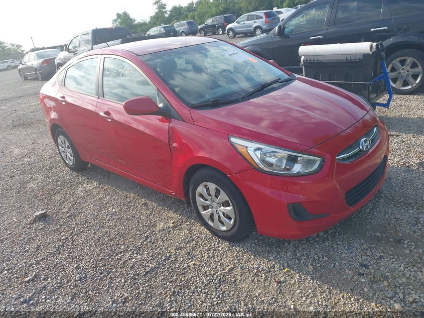 2016 Hyundai Accent VIN KMHCT4AE1GU155371 IAAI salvage auction — NORMAL WEAR, Original (Ohio), sold $250 on 2026-07-28 (photo 1)