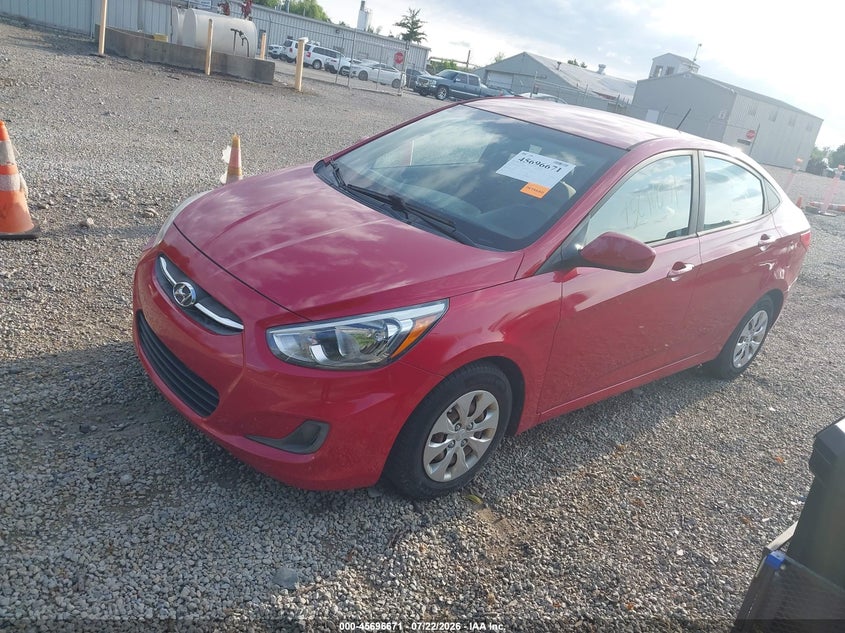 2016 Hyundai Accent VIN KMHCT4AE1GU155371 IAAI salvage auction — NORMAL WEAR, Original (Ohio), sold $250 on 2026-07-28 (photo 2)