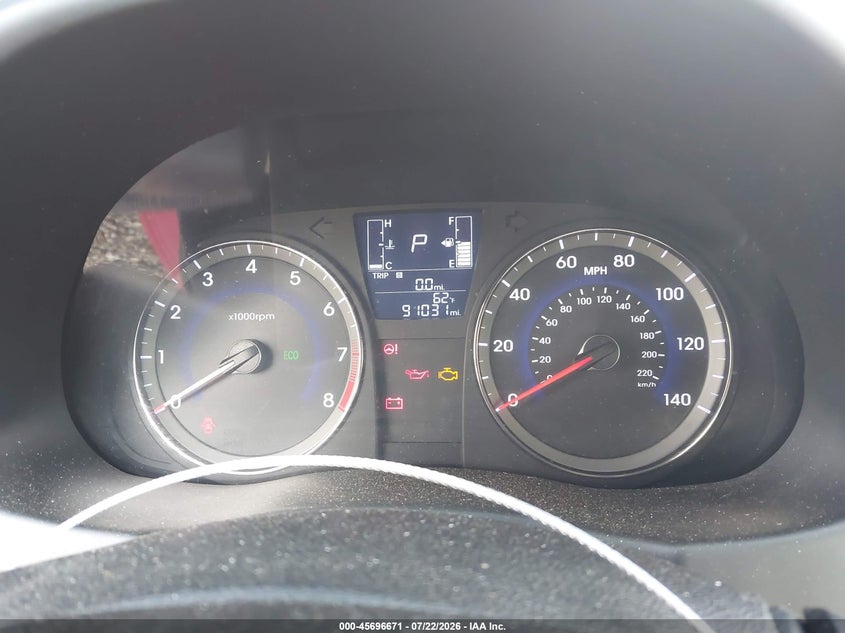 2016 Hyundai Accent VIN KMHCT4AE1GU155371 IAAI salvage auction — NORMAL WEAR, Original (Ohio), sold $250 on 2026-07-28 (photo 7)