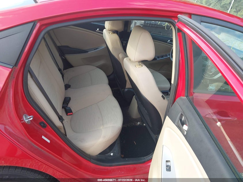 2016 Hyundai Accent VIN KMHCT4AE1GU155371 IAAI salvage auction — NORMAL WEAR, Original (Ohio), sold $250 on 2026-07-28 (photo 8)